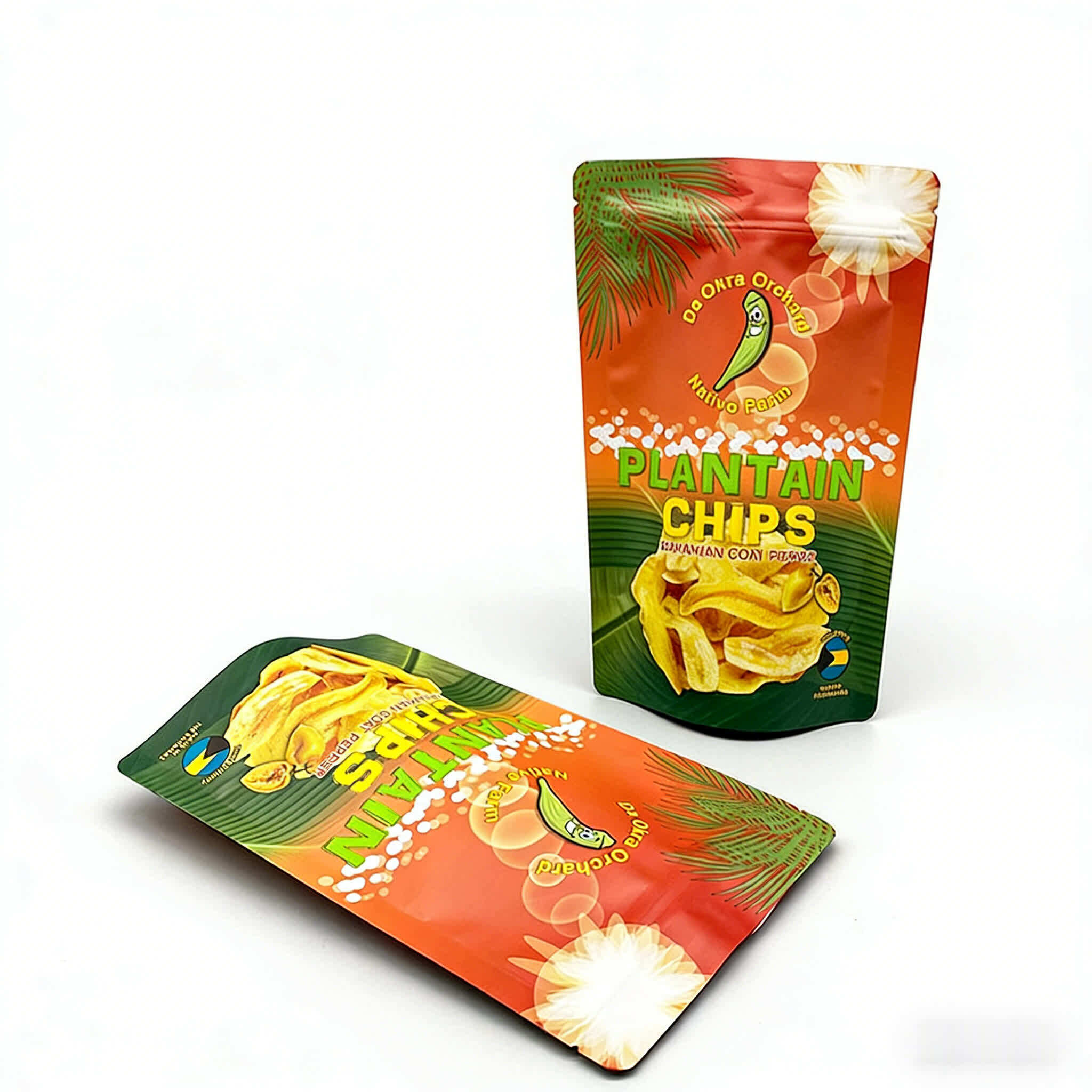 Glossy Plantain Chip Pouch
