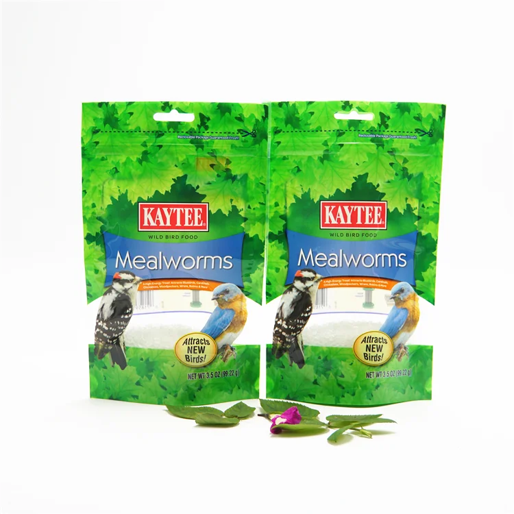 Window Pouch for Dried Mealworms