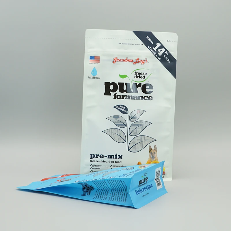 Leaf-Window Dog Food Pouch