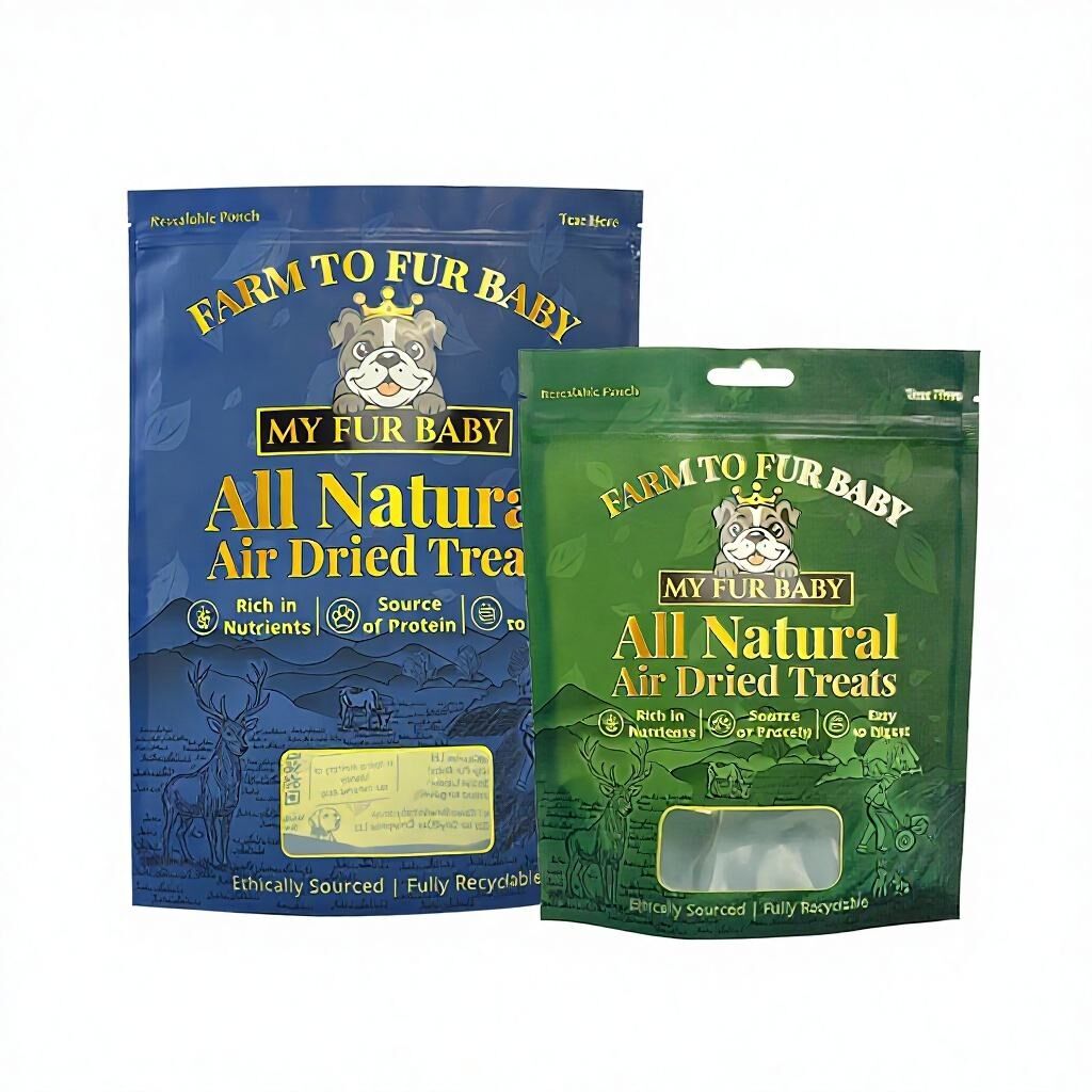 Window Dog Food Zipper Pouch