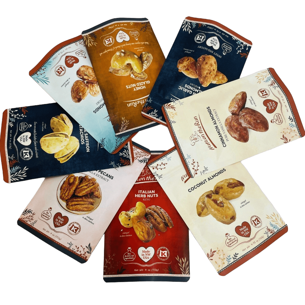 Resealable Pecan Pouch