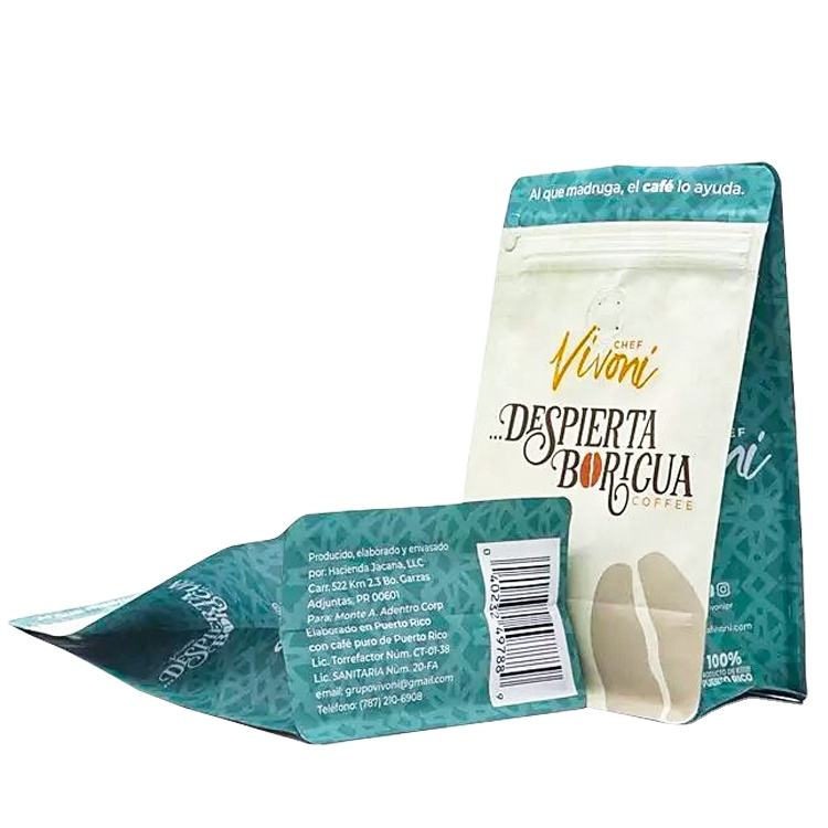 Flat-Bottom Coffee Valve Pouch