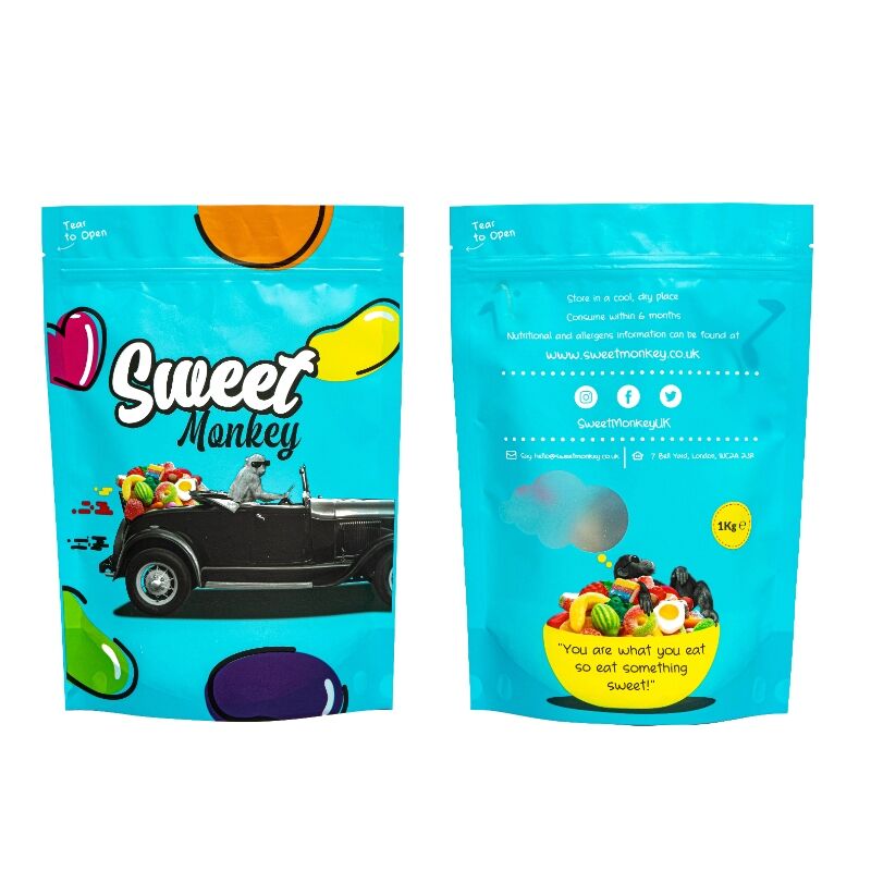 1 kg Candy Pouch with Shaped Window