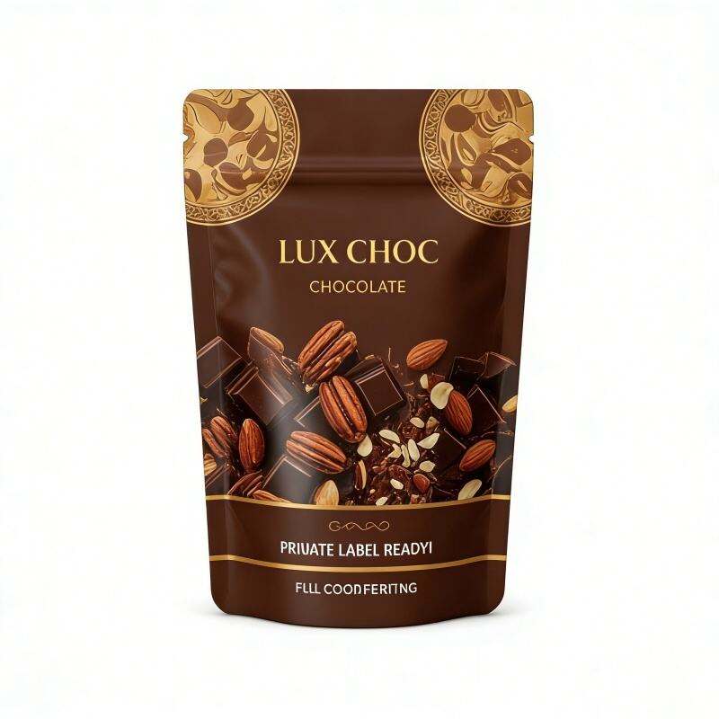 Chocolate & Nut Zipper Pouch