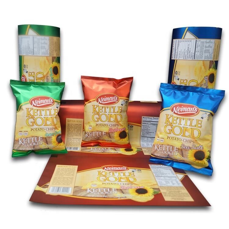 Printed Potato Chip Roll Stock