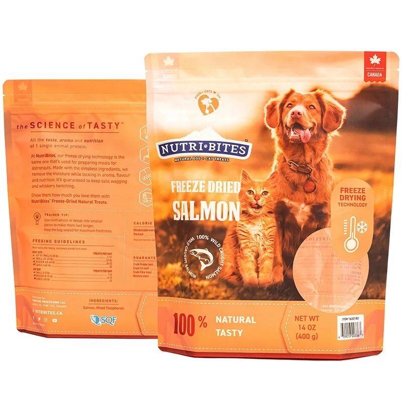 Round-Window Salmon Treat Pouch