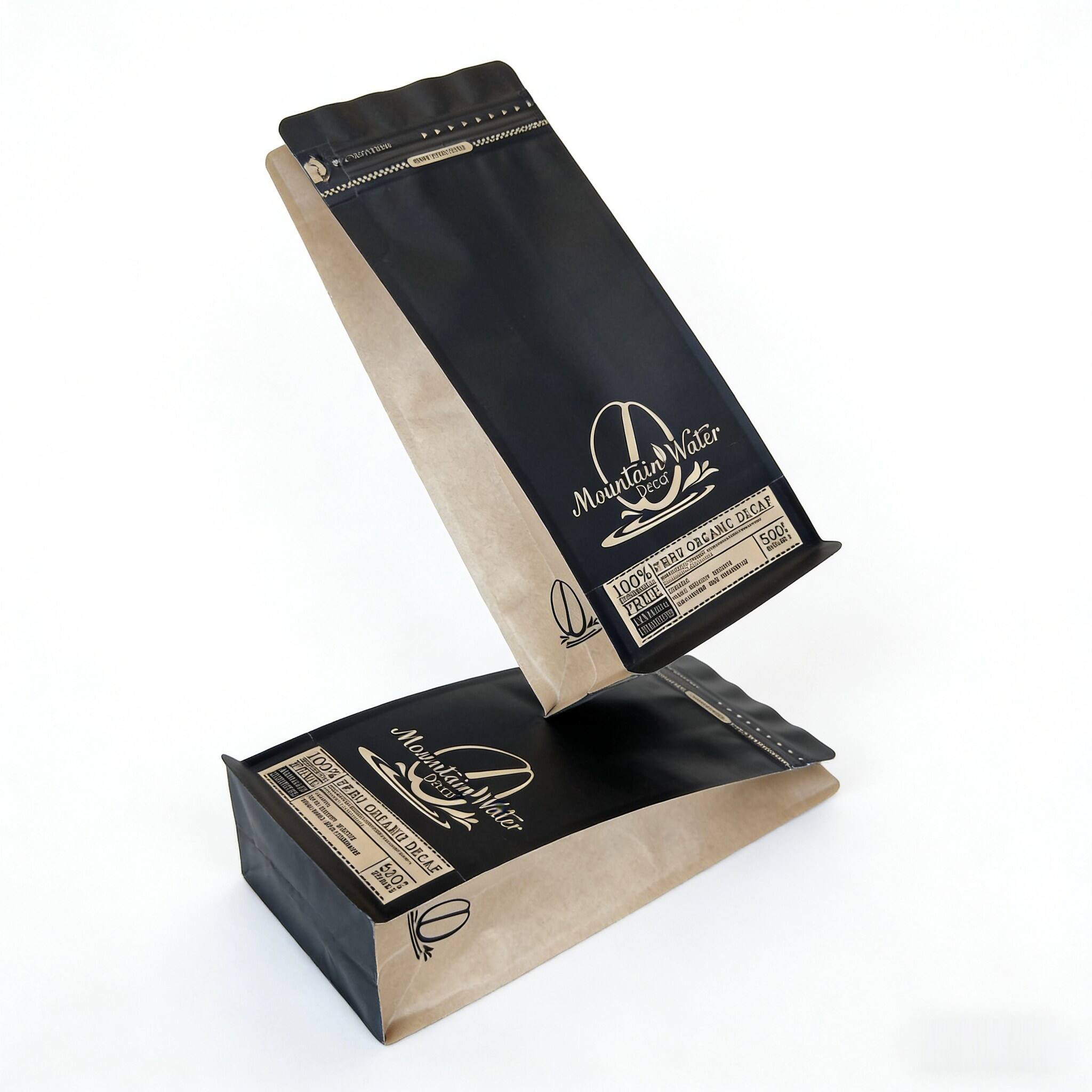 Eight-Side Kraft Coffee Pouch