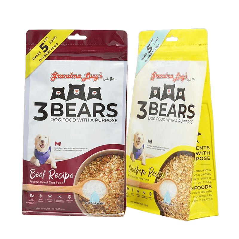 Flat-Bottom Animal Feed Pouch