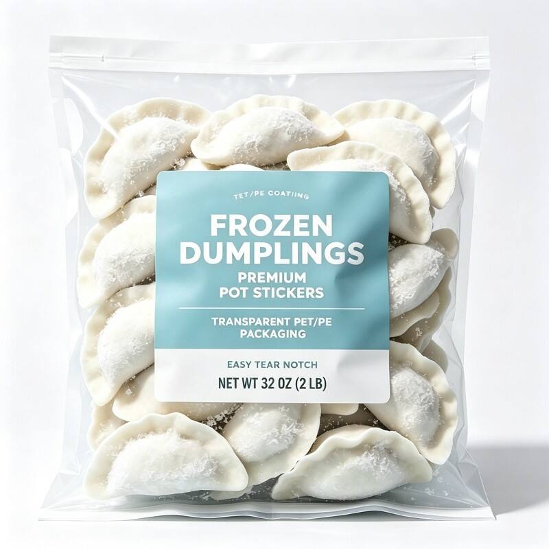 Clear Frozen Dumpling Bag